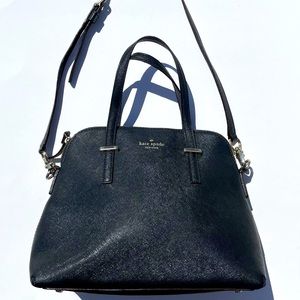 Kate Spade Black Leather Satchel